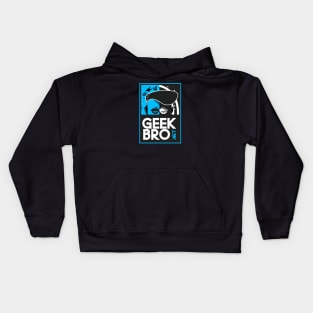 GeekBro Logo (Blue) Kids Hoodie